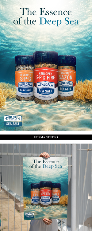 Diseño de Menú por Farvahar Design Studio para Henlopen Sea Salt | Diseño: #35116832