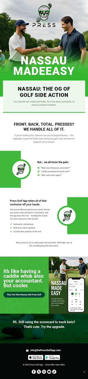 Email Marketing Design by pb for Gambling Golfer | Design: #35131230