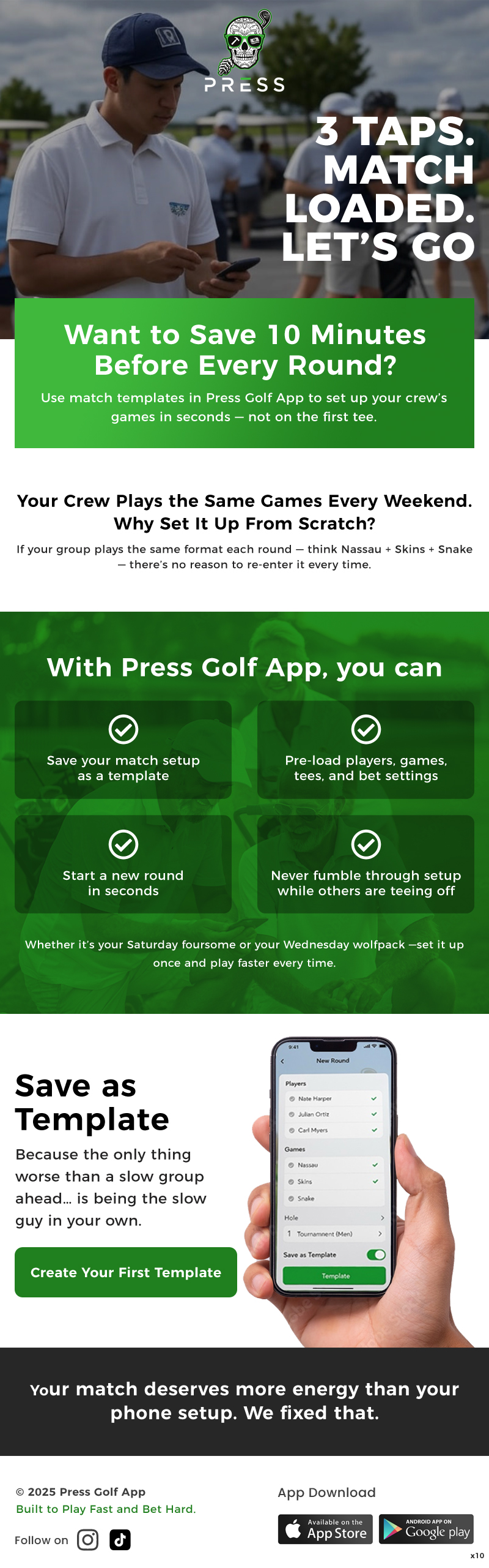 E-Mail Marketing-Design von pb für Gambling Golfer | Design #35131310