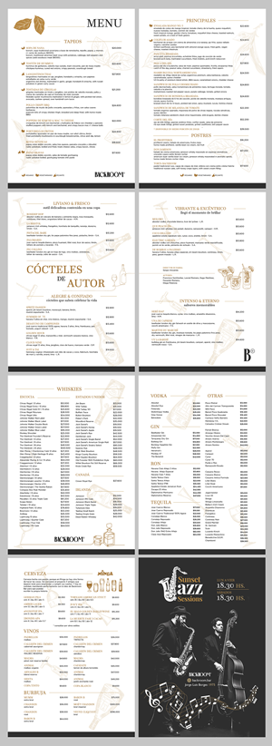 Menu Design by Jose Lopez ( Verified Pro Designer )