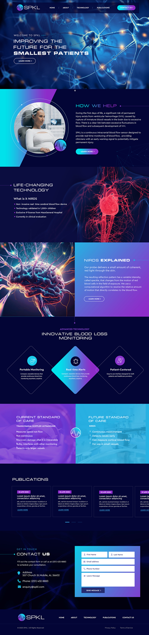 Web Design by Blue Sparrow for this project | Design: #35120156