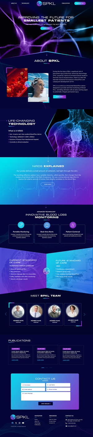 Web Design by Blue Sparrow for this project | Design: #35120157