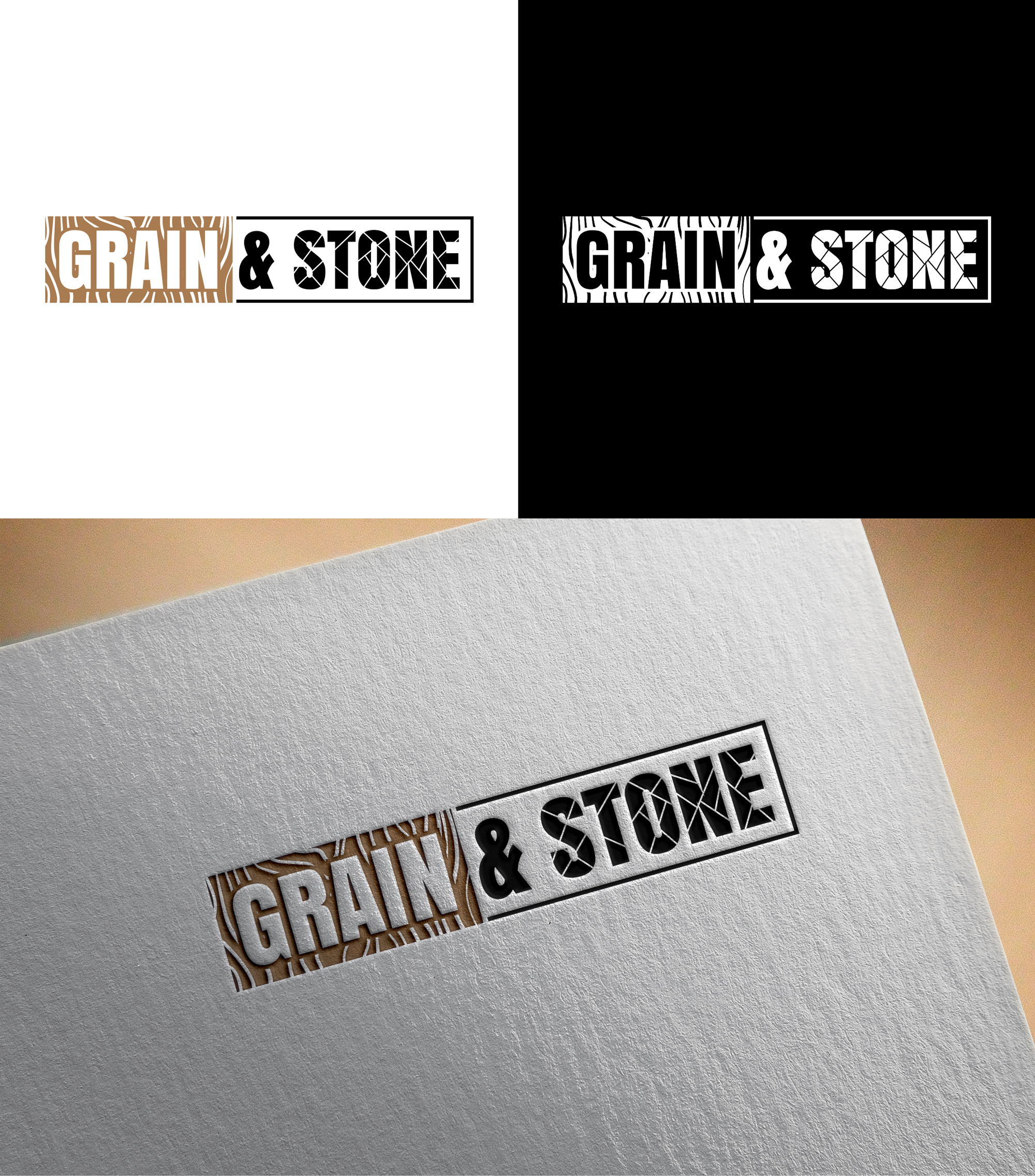 Logo Design by RA-bica for Grain & Stone | Design #35122361