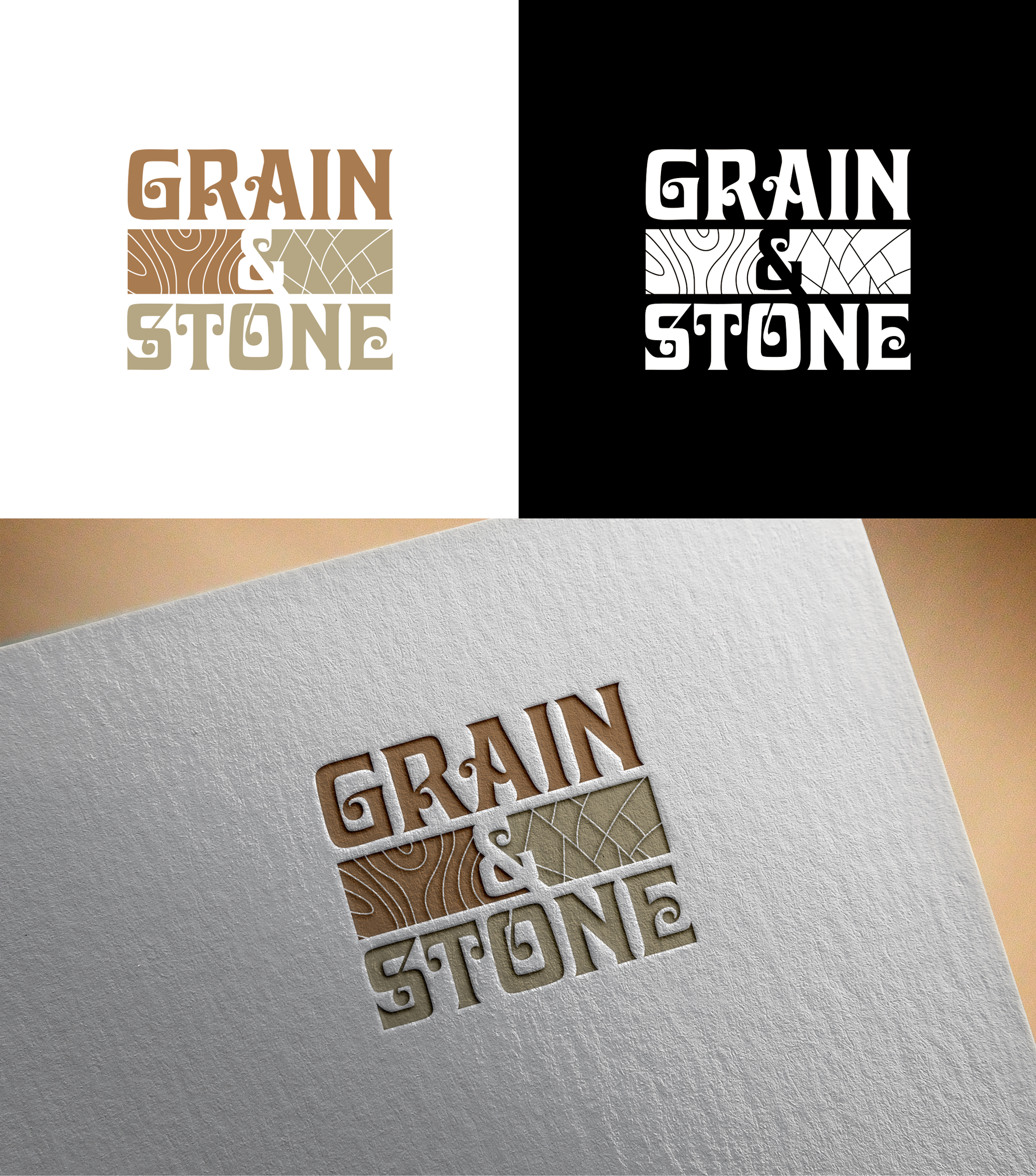 Logo Design by RA-bica for Grain & Stone | Design #35122934