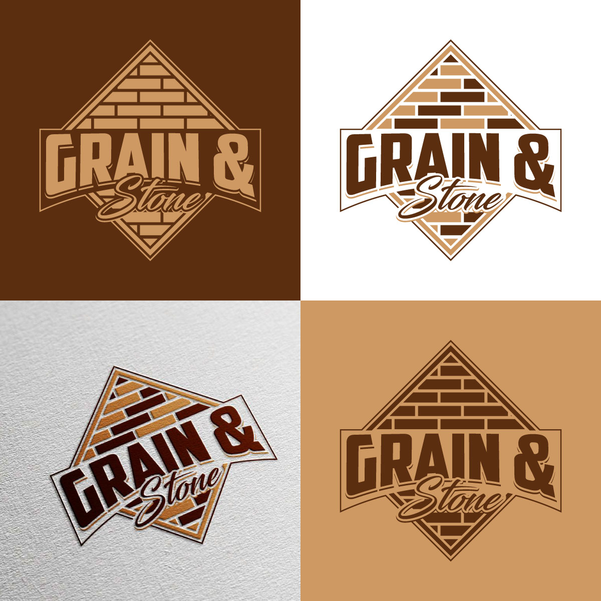 Diseño de Logo por Suvendu.S para Grain & Stone | Diseño #35159065