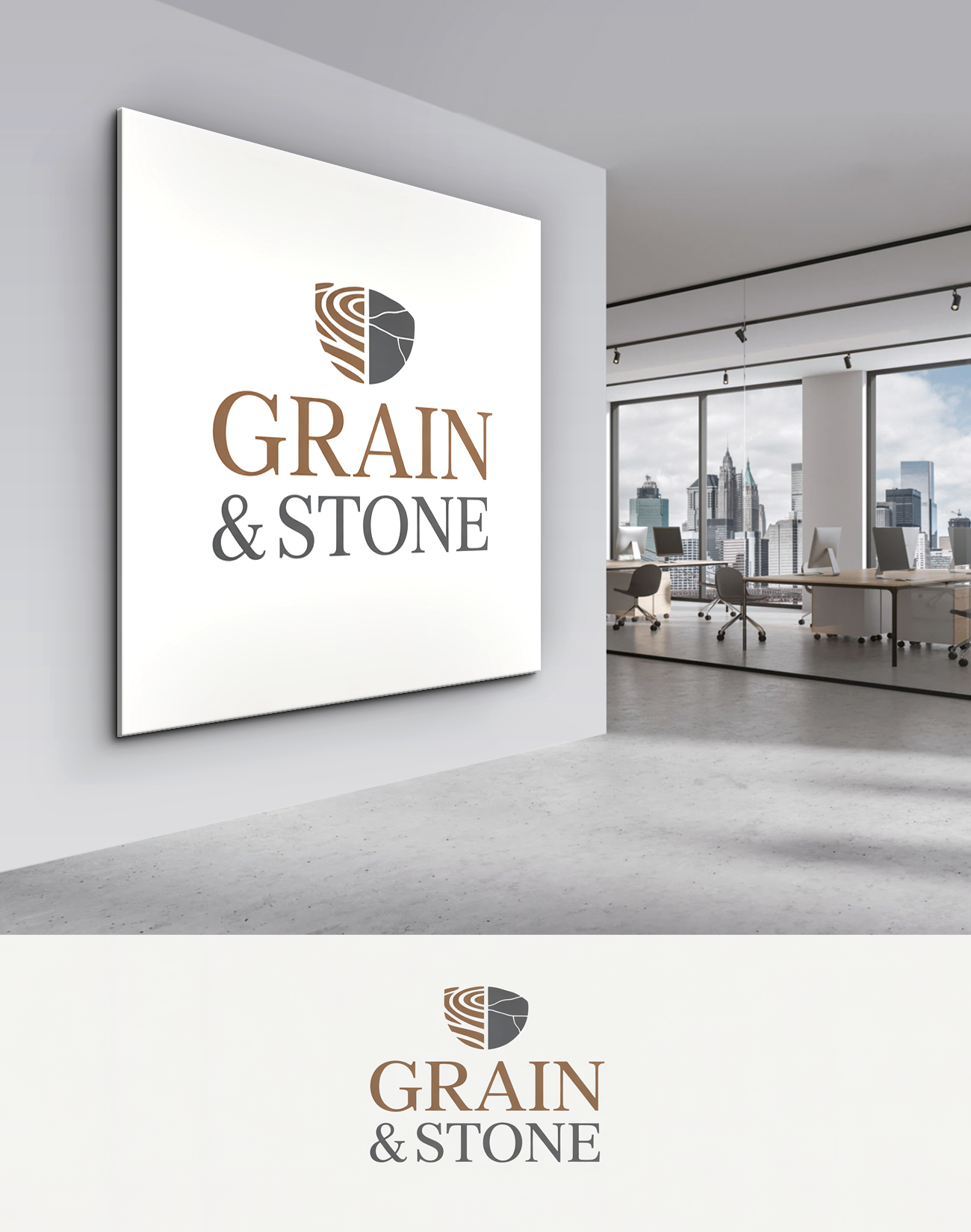 Logo Design by Fiona sky for Grain & Stone | Design #35135181