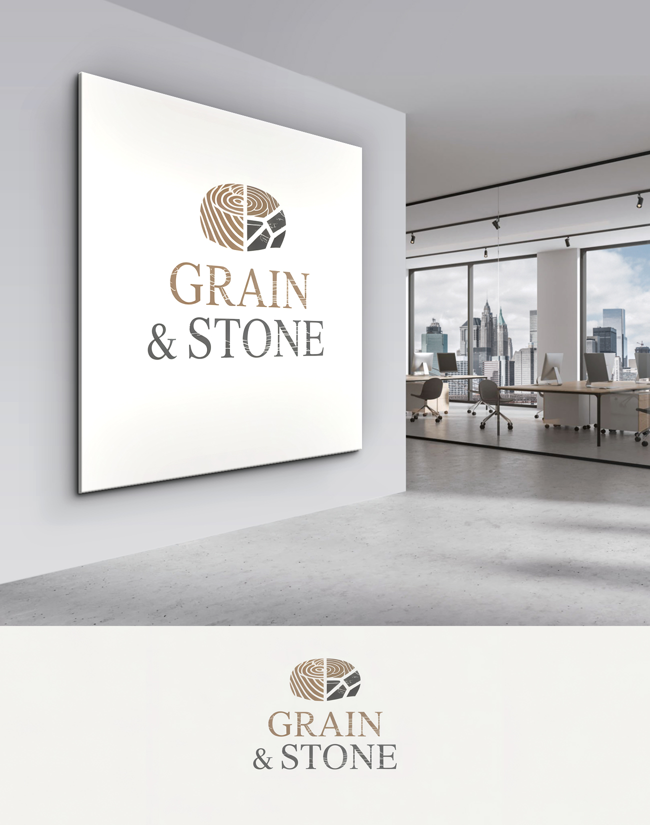 Logo Design by Fiona sky for Grain & Stone | Design #35135190