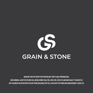 Logo-Design von Hossainlogo324 für Grain & Stone | Design: #35162132