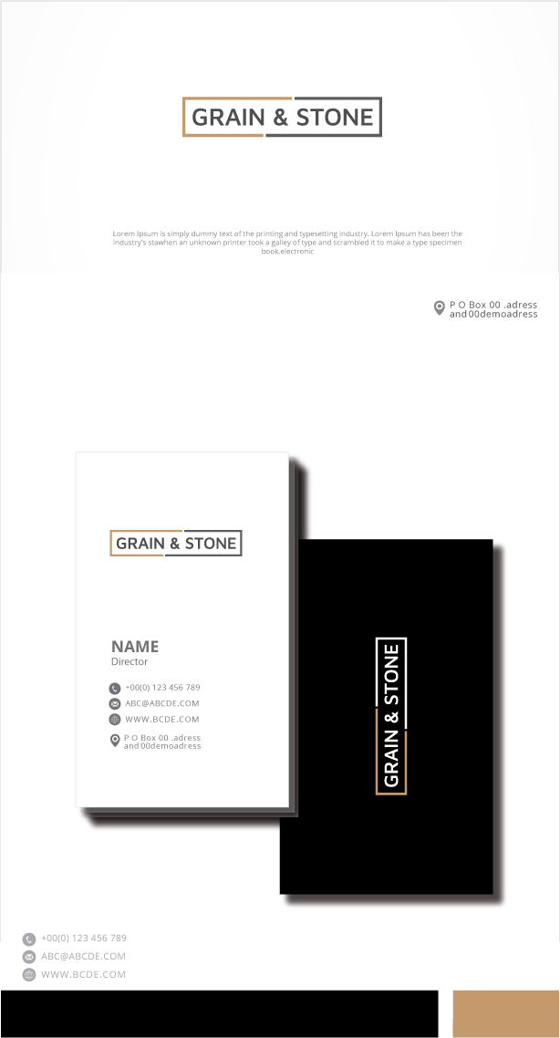 Logo Design by zebronicgraphic for Grain & Stone | Design #35131275