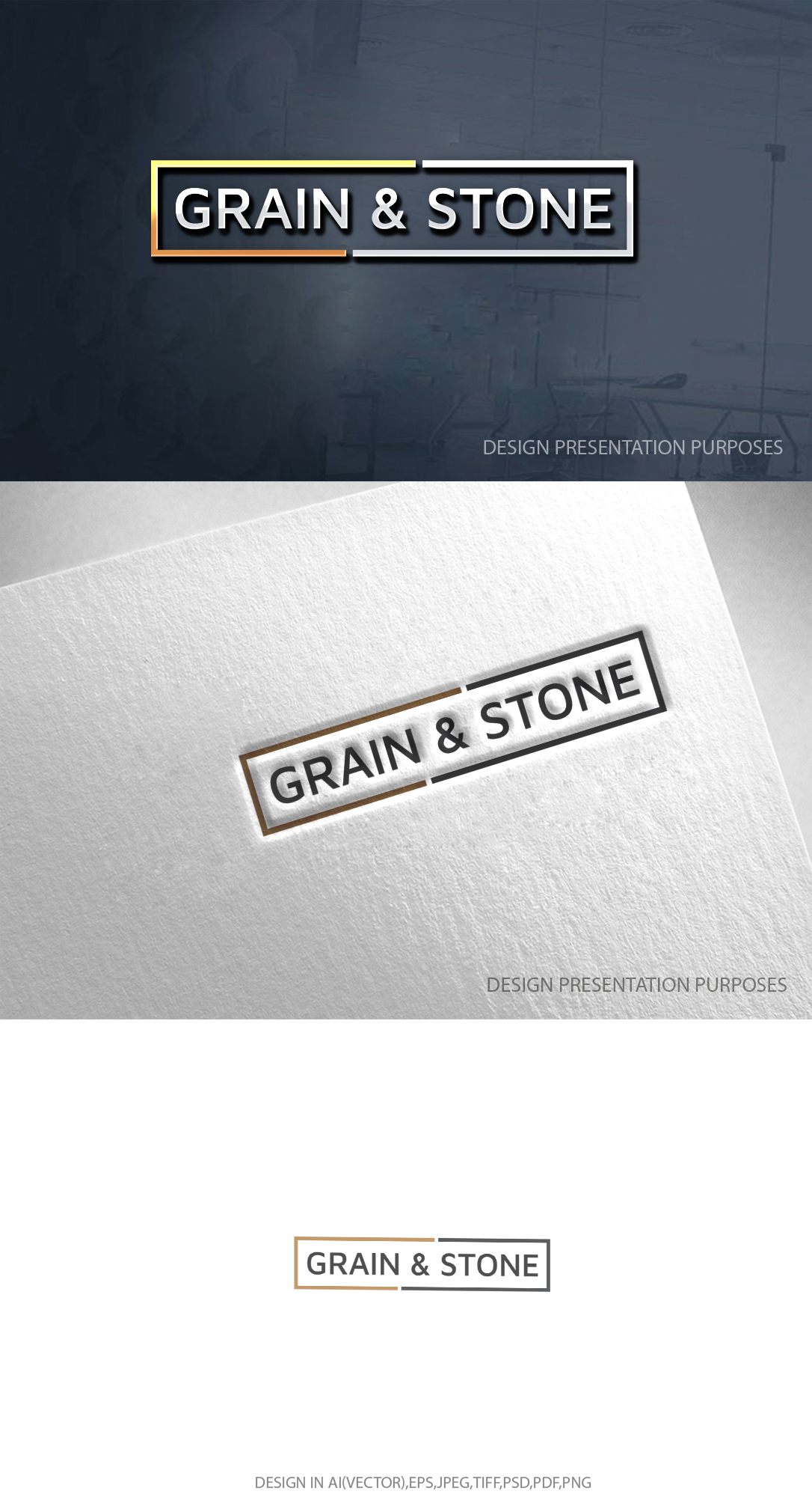 Logo Design by zebronicgraphic for Grain & Stone | Design #35131276