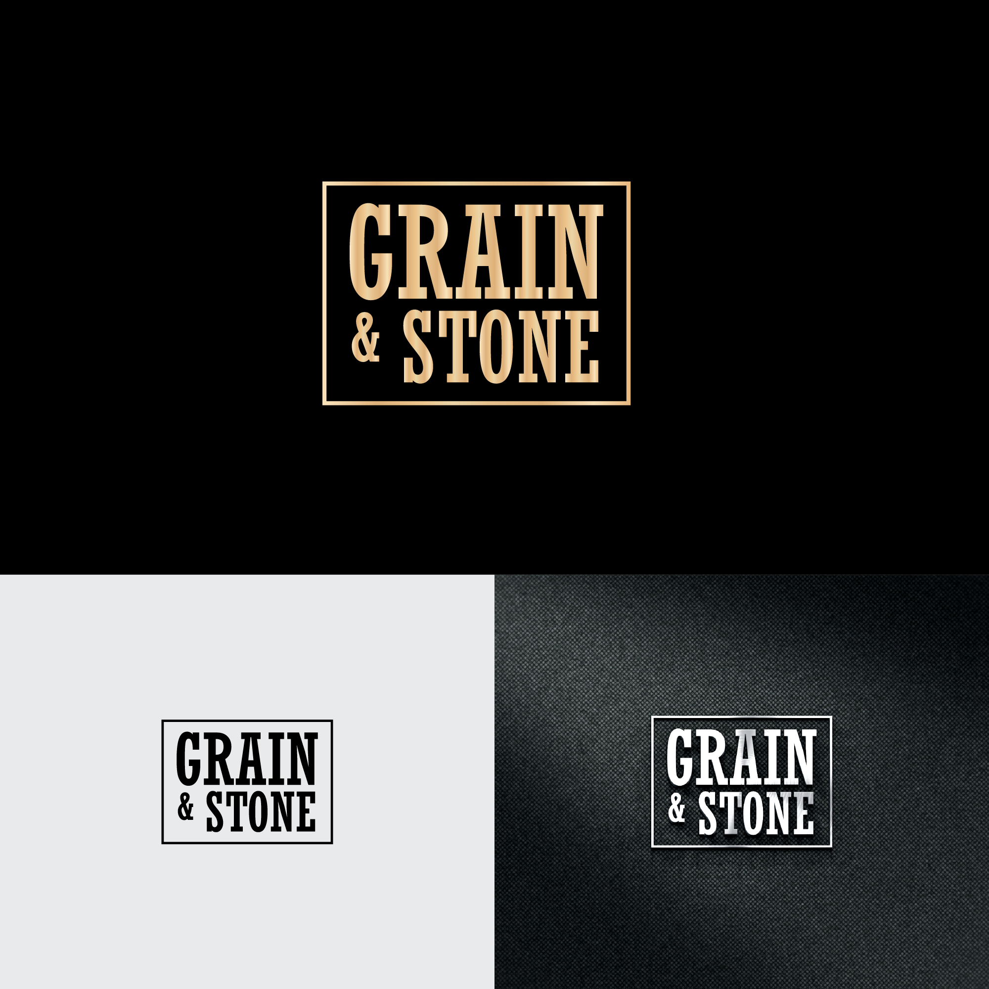 Logo Design by BerhasilKabeh for Grain & Stone | Design #35134254