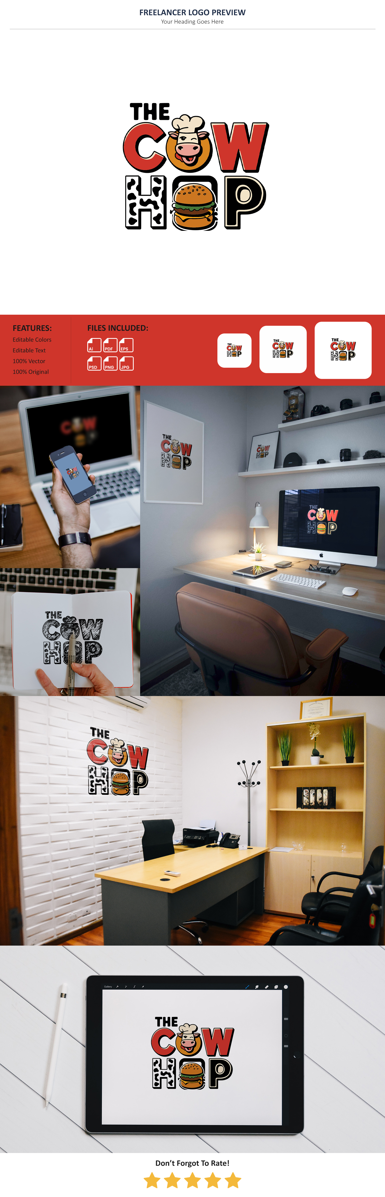 Logo-Design von VectorForge für The Cow Hop | Design #35122450