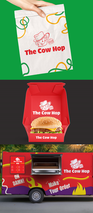 Logo Design by Magdi Bayomi for The Cow Hop | Design: #35162096