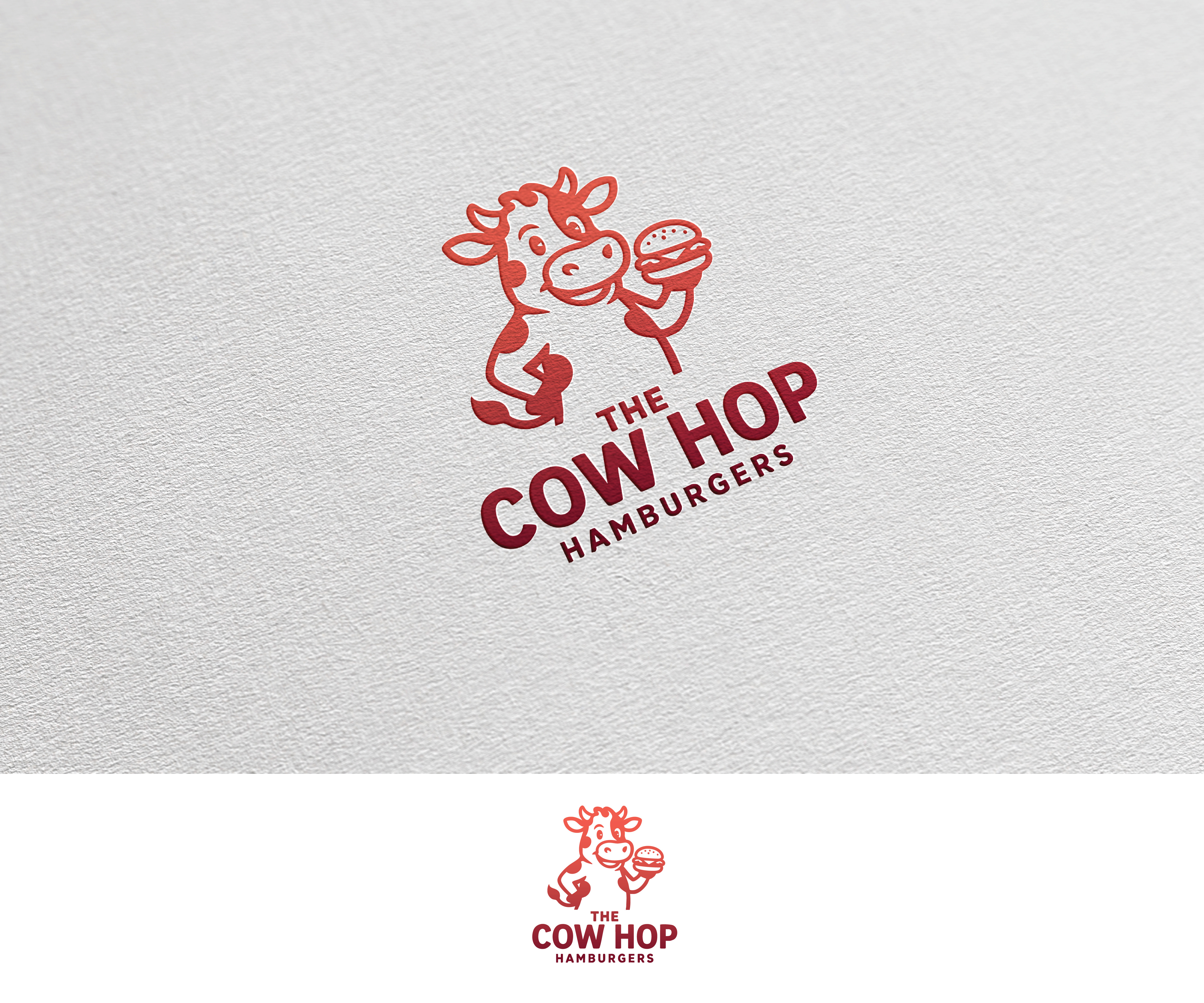 Logo Design by Afsana_Hoque for The Cow Hop | Design #35128779