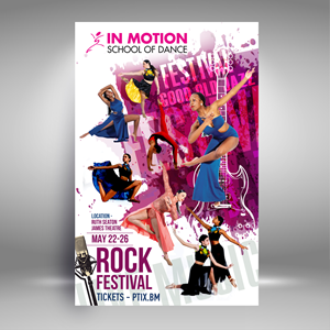 Poster Design by uk for In  Motion School of Dance | Design: #35121307