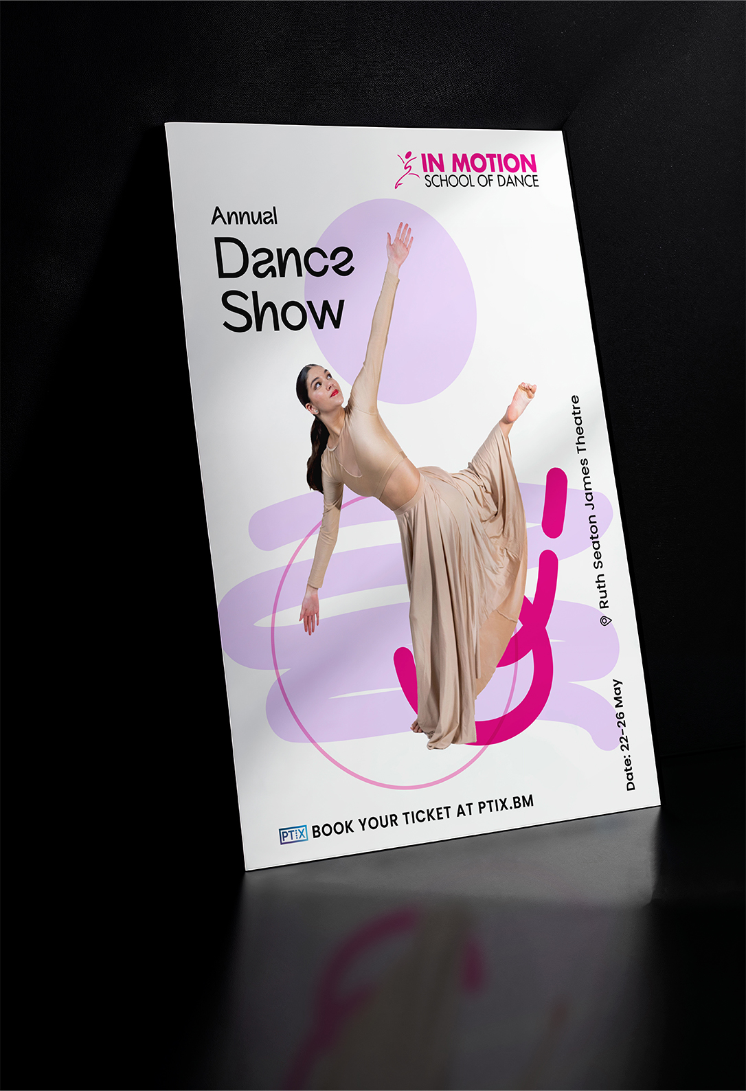Poster Design by Mood Designz for In  Motion School of Dance | Design #35137139