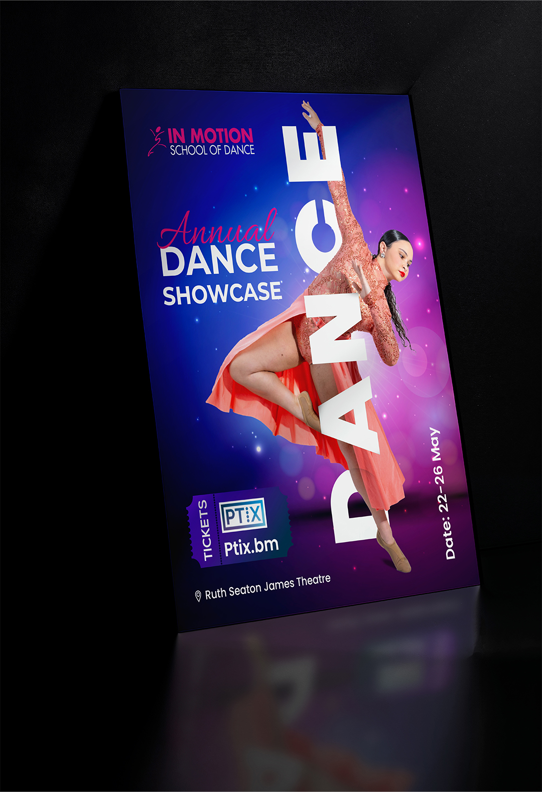 Poster Design by Mood Designz for In  Motion School of Dance | Design #35137161