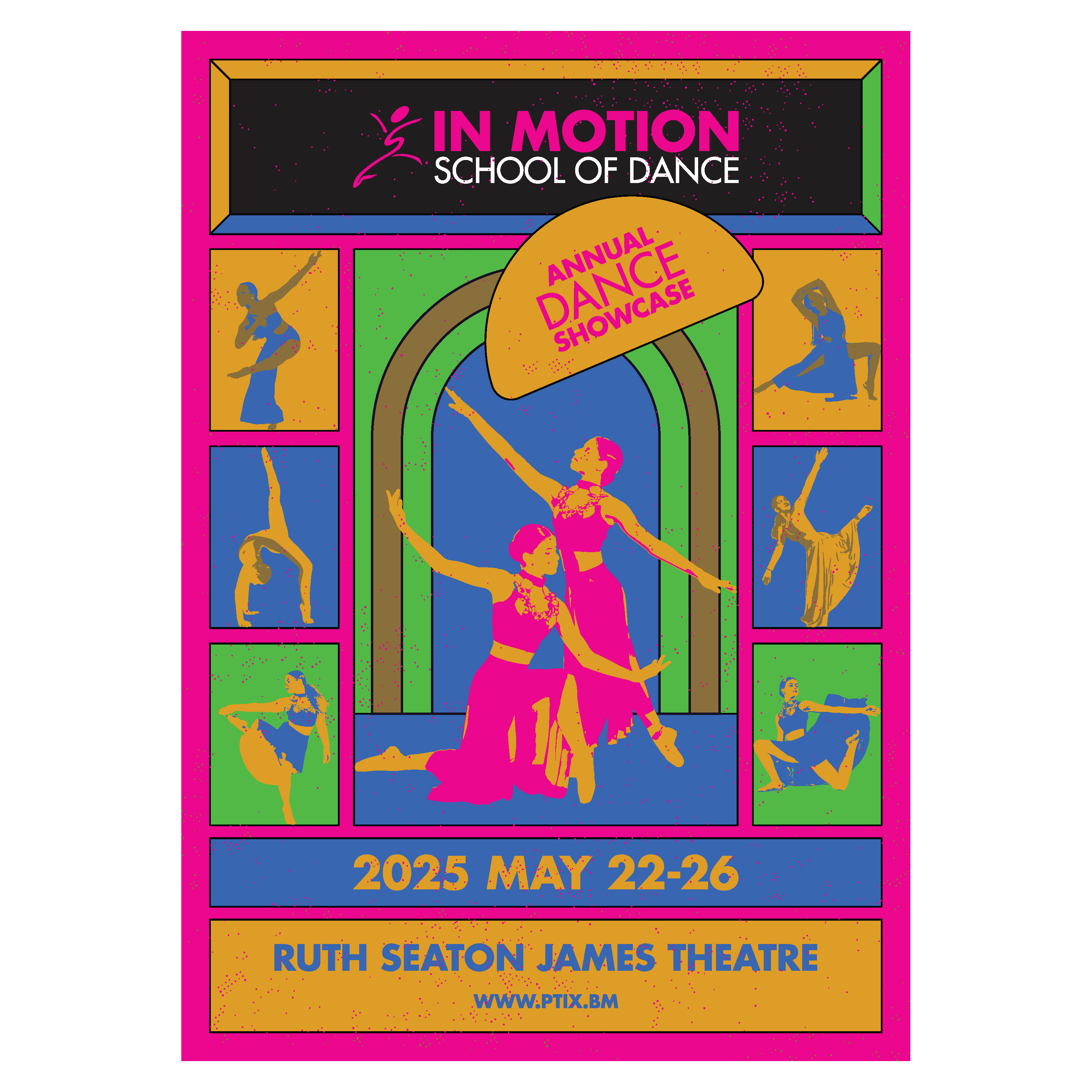 Poster Design by Suppro Design Studio for In  Motion School of Dance | Design #35121798