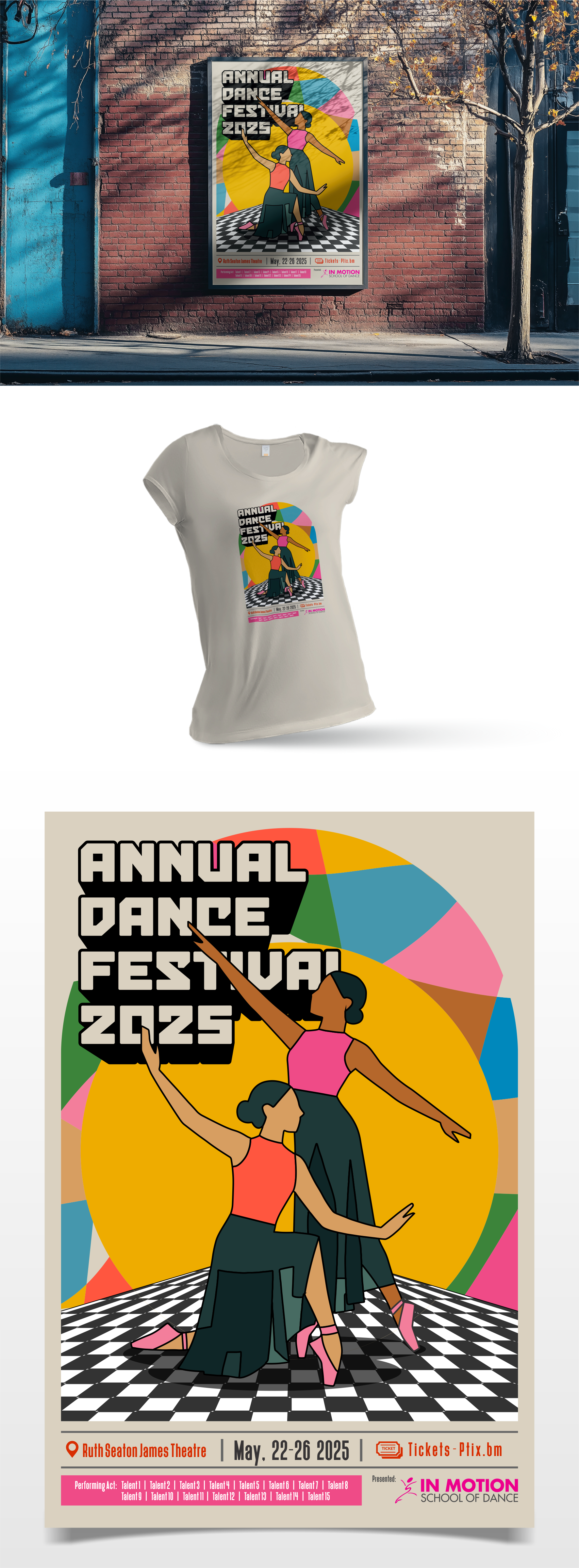 Design de Poster par Ainabe pour In  Motion School of Dance | Design #35137673