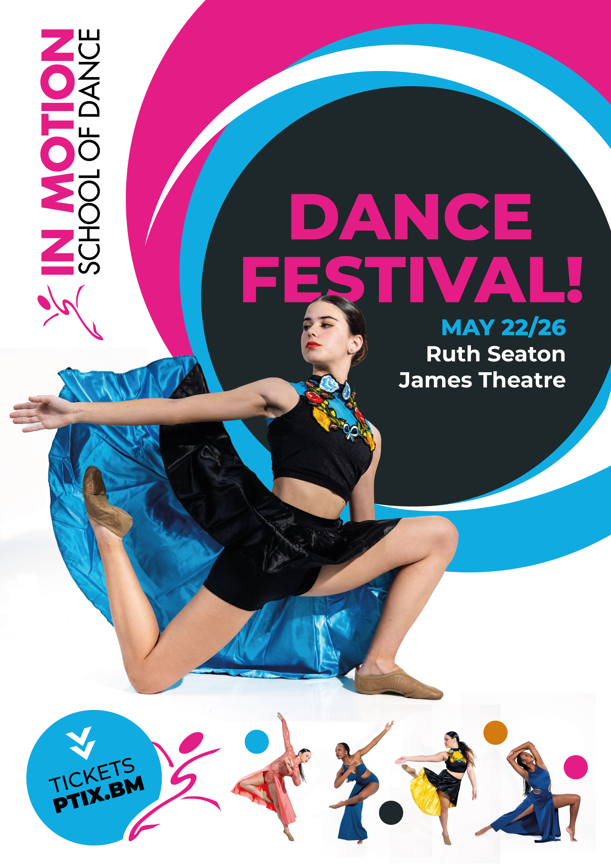 Diseño de Póster por Limonero DG para In  Motion School of Dance | Diseño #35119661