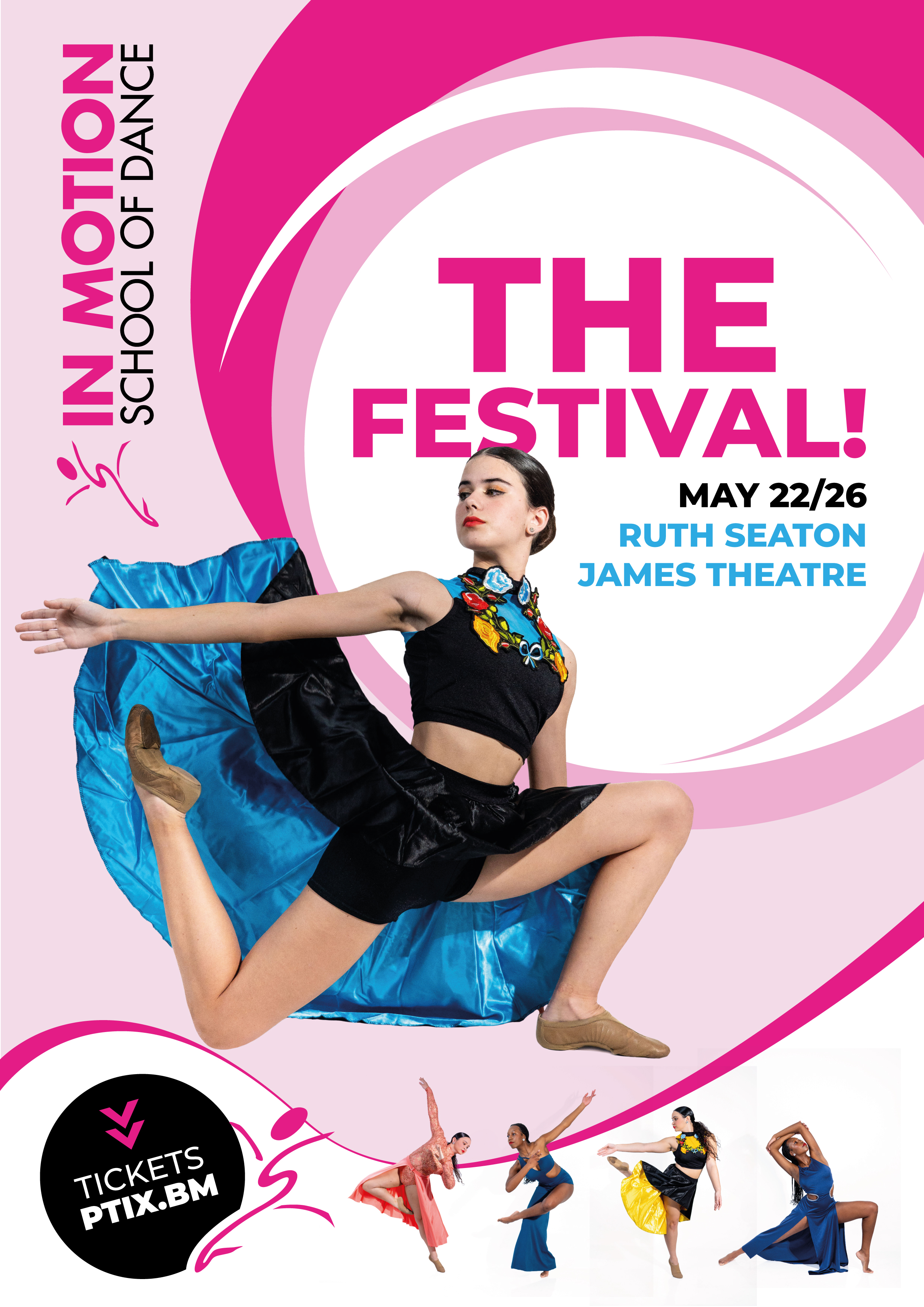 Diseño de Póster por Limonero DG para In  Motion School of Dance | Diseño #35123844