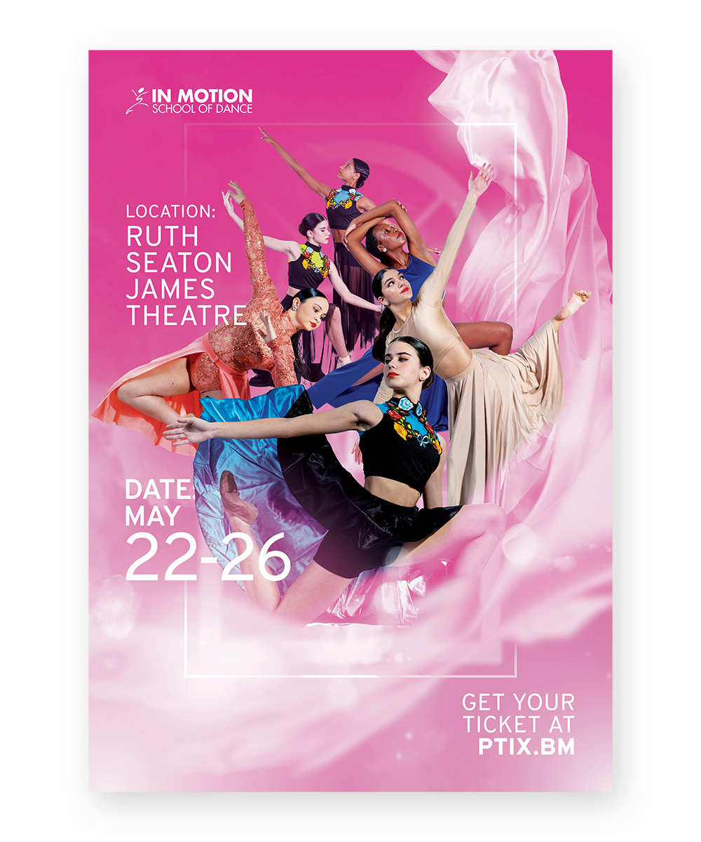 Poster Design by Paradigma Vst for In  Motion School of Dance | Design #35137140