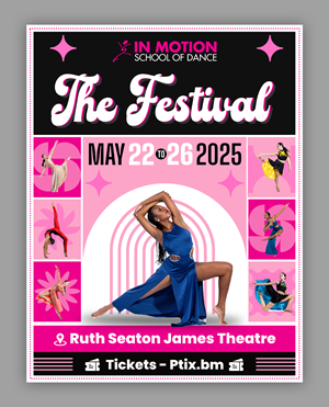 Poster Design by debdesign for In  Motion School of Dance | Design: #35122508