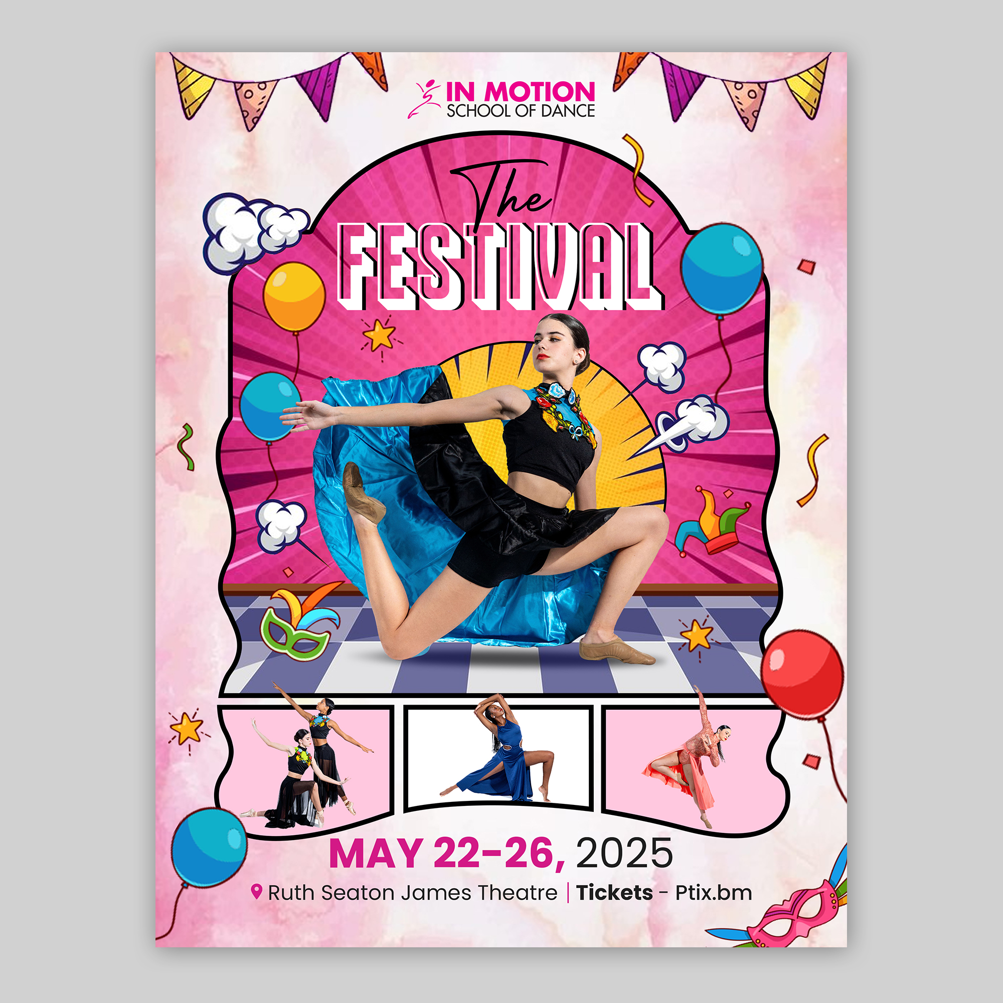 Design de Poster par debdesign pour In  Motion School of Dance | Design #35122772