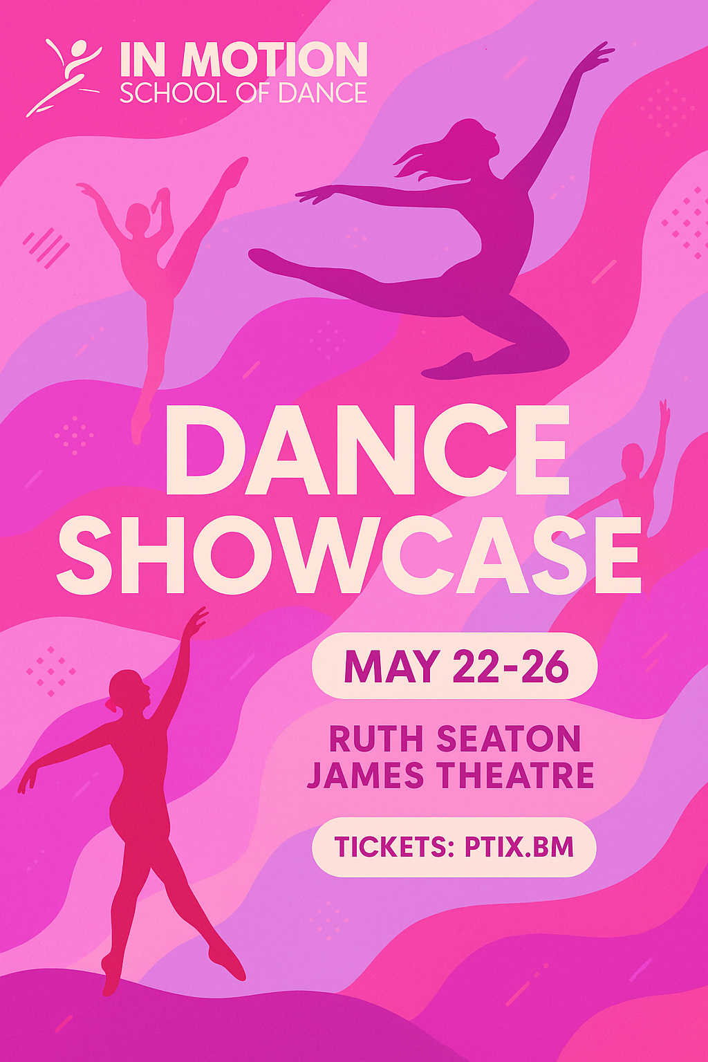 Poster Design by Gomzi for In  Motion School of Dance | Design #35131177