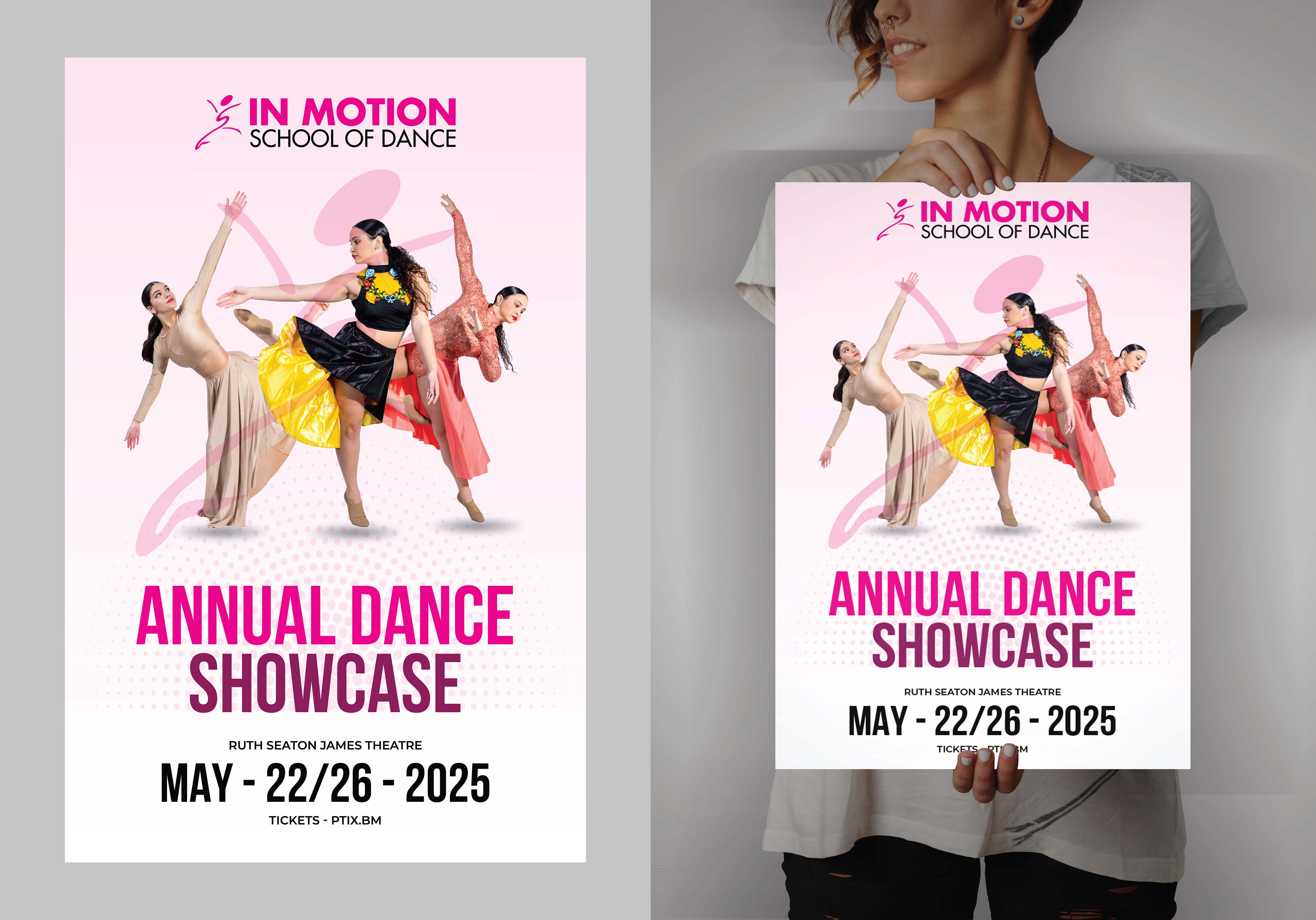 Poster Design by 3Guys for In  Motion School of Dance | Design #35127001