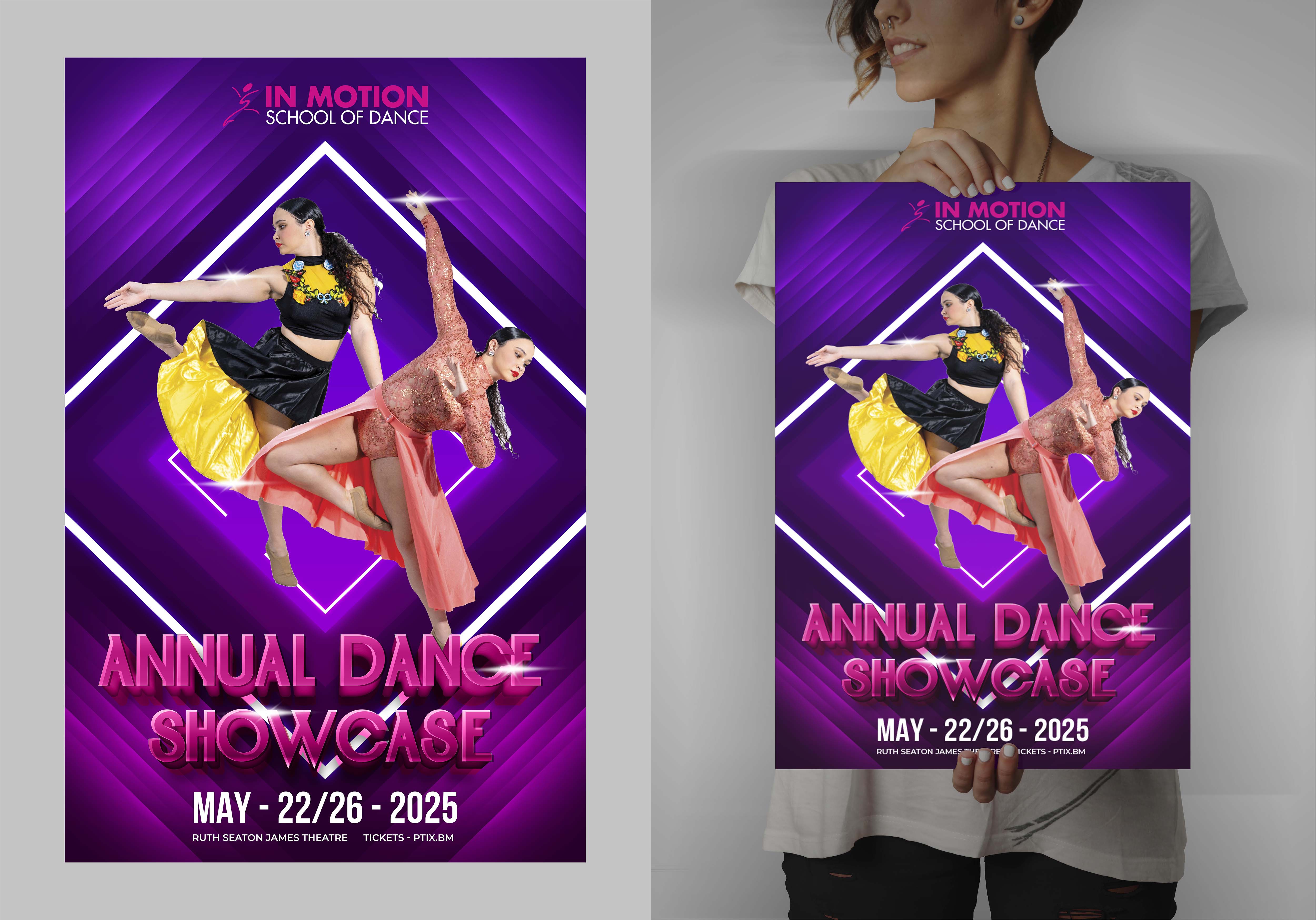 Poster Design by 3Guys for In  Motion School of Dance | Design #35127002