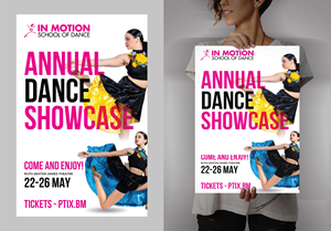 Poster Design by 3Guys for In  Motion School of Dance | Design: #35127003
