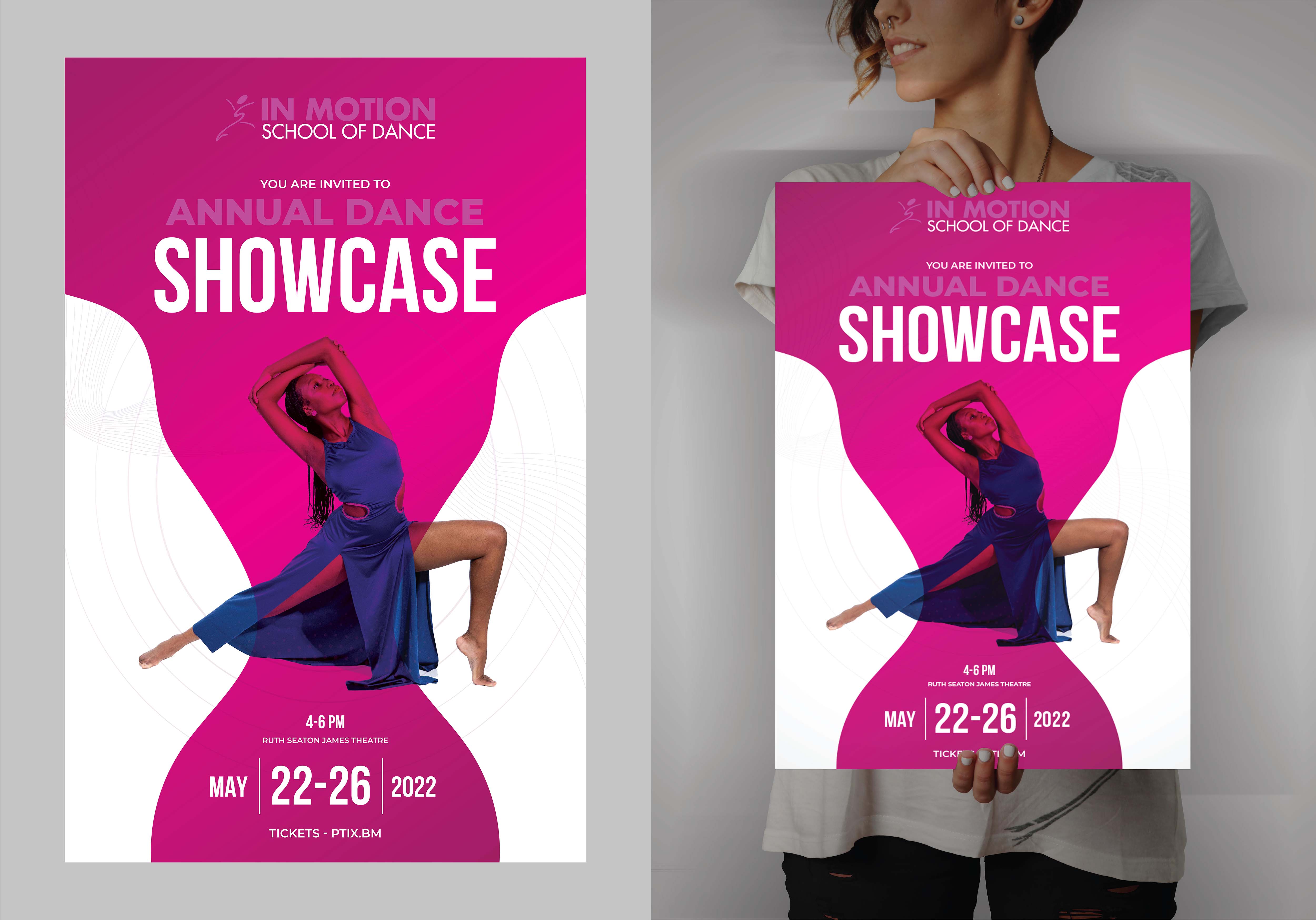 Poster Design by 3Guys for In  Motion School of Dance | Design #35127004