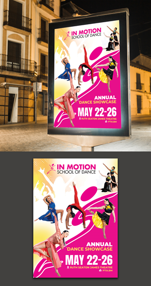 Diseño de Póster por websmartusa para In  Motion School of Dance | Diseño: #35123365