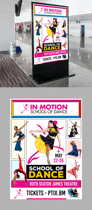 Diseño de Póster por websmartusa para In  Motion School of Dance | Diseño: #35123632