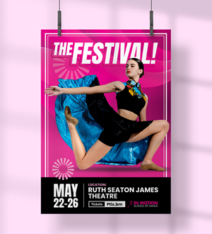 Poster Design by Dzhafir for In  Motion School of Dance | Design #35123472