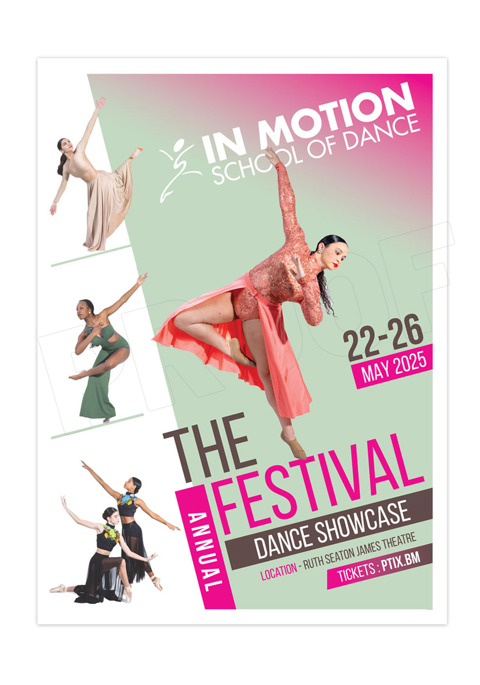 Poster Design by DA. for In  Motion School of Dance | Design: #35133319