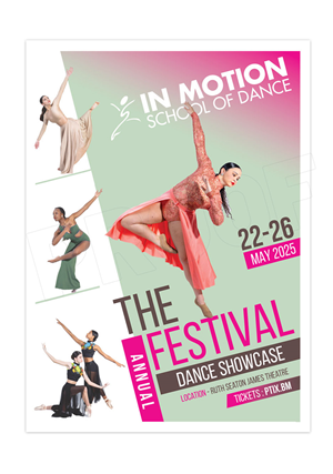 The Festival! Poster for an Annual Dance Showcase