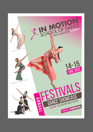 Poster Design by DA. for In  Motion School of Dance | Design: #35168960