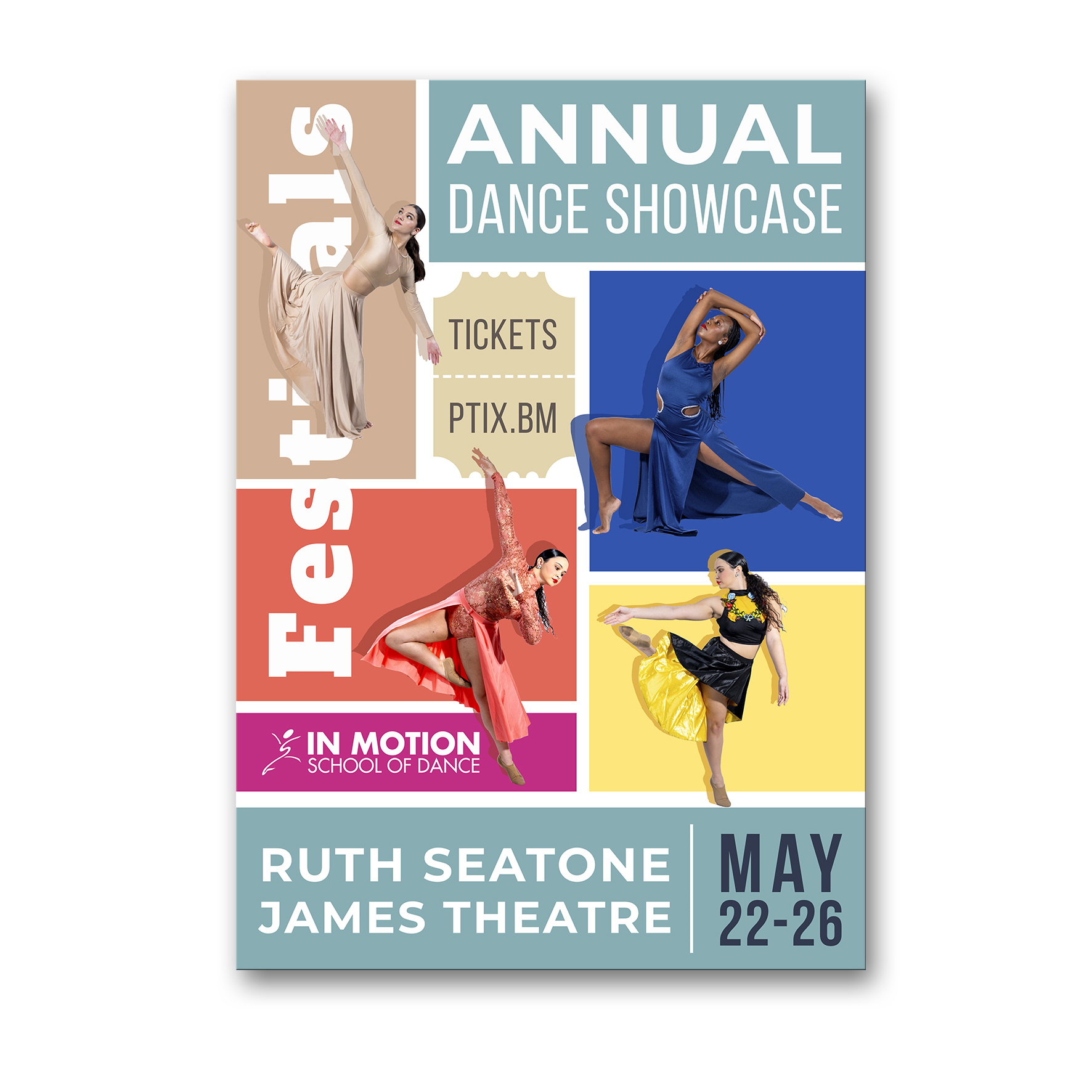 Diseño de Póster por Olgert para In  Motion School of Dance | Diseño #35118714
