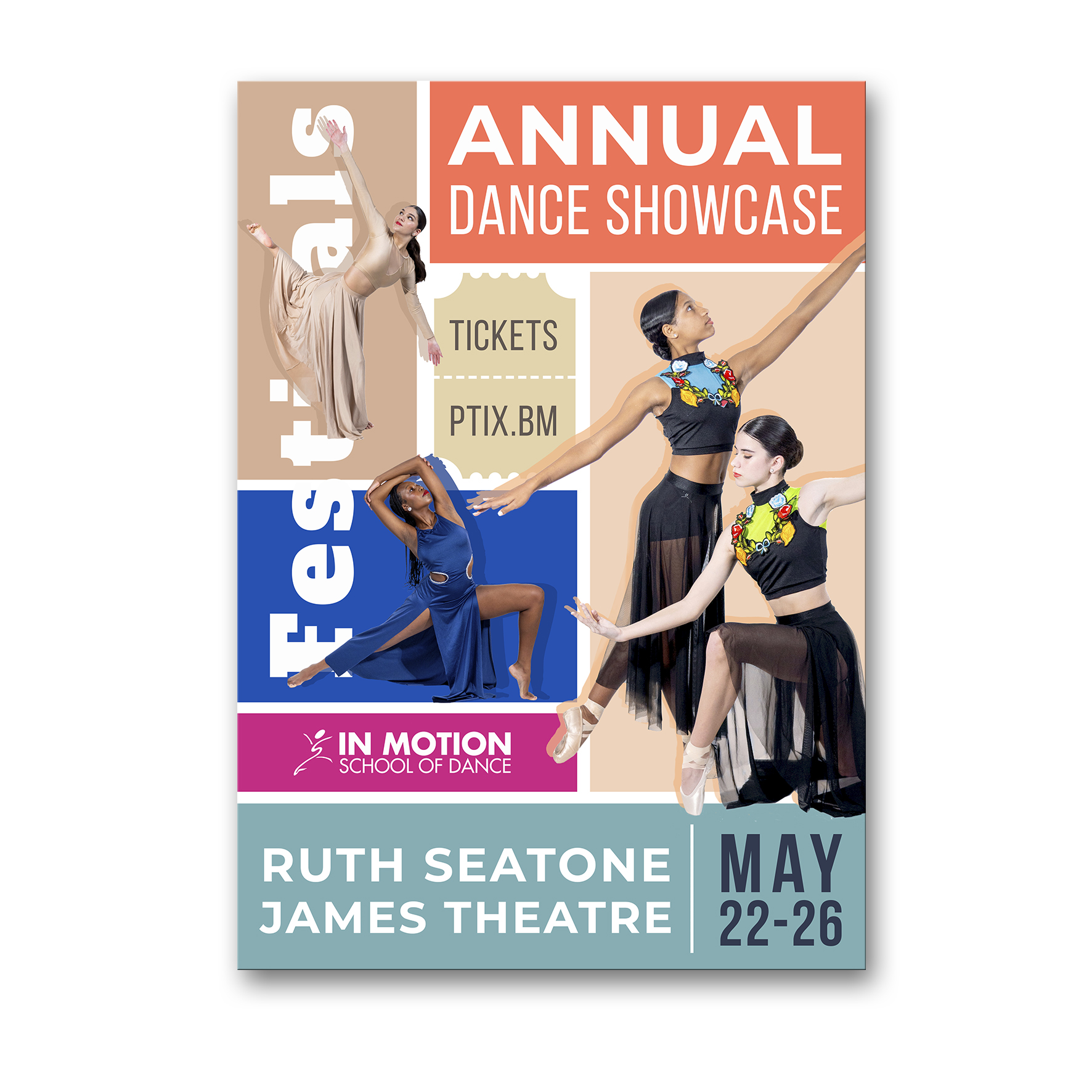 Diseño de Póster por Olgert para In  Motion School of Dance | Diseño #35118716
