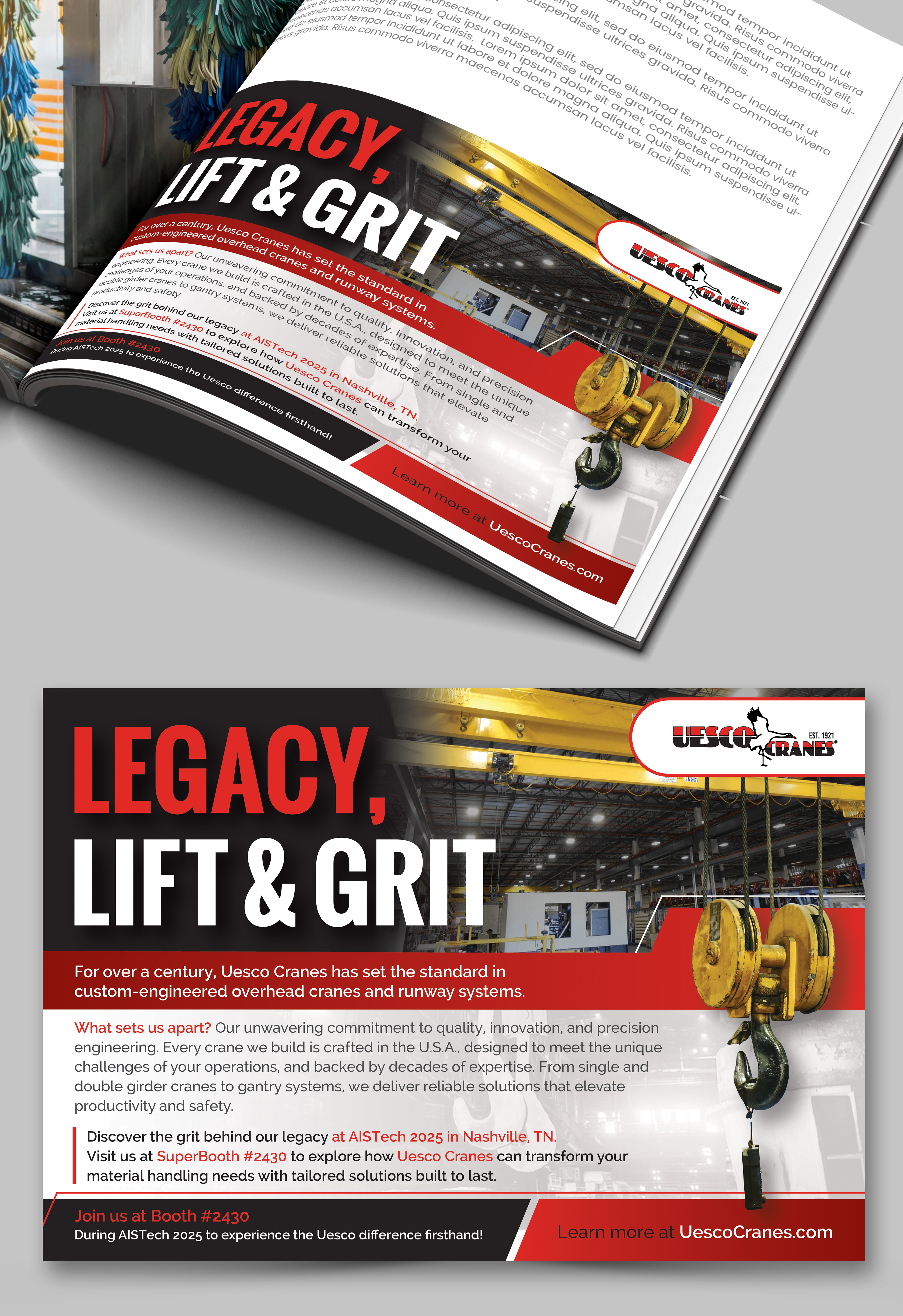 Diseño Publicitario por Impressive Designs para Uesco Industries, Inc. | Diseño #35122589