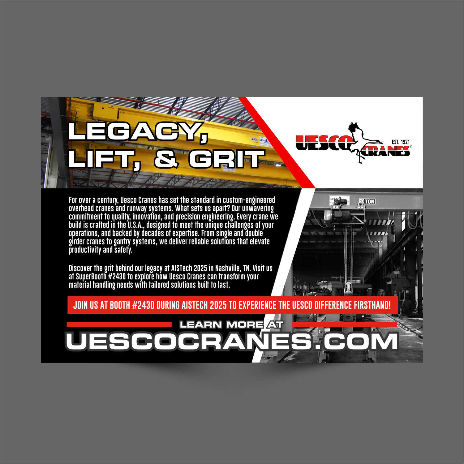 Diseño Publicitario por ThiagoB para Uesco Industries, Inc. | Diseño #35118561