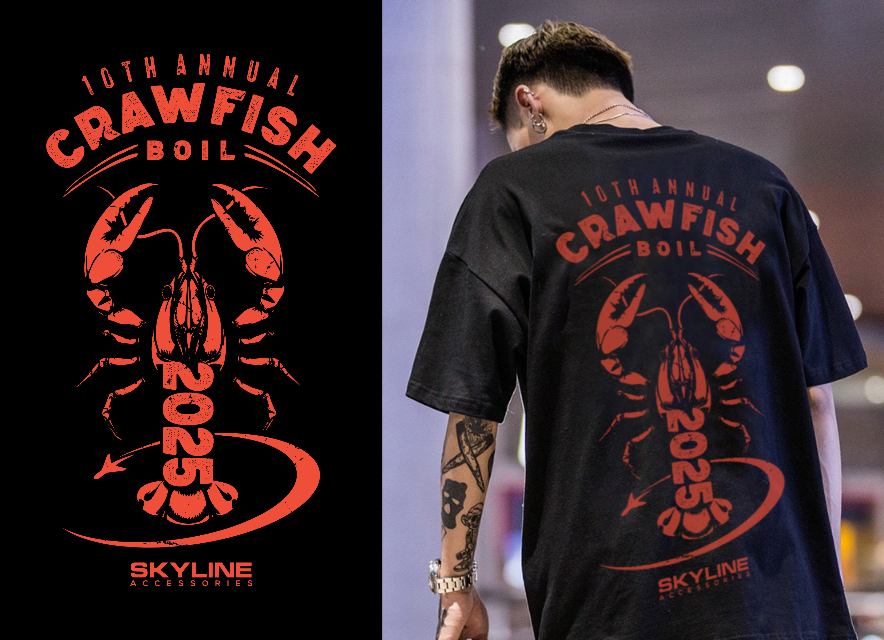 T-Shirt-Design von DoppelGanger Studio für Skyline Accessories, LLC. | Design #35121783