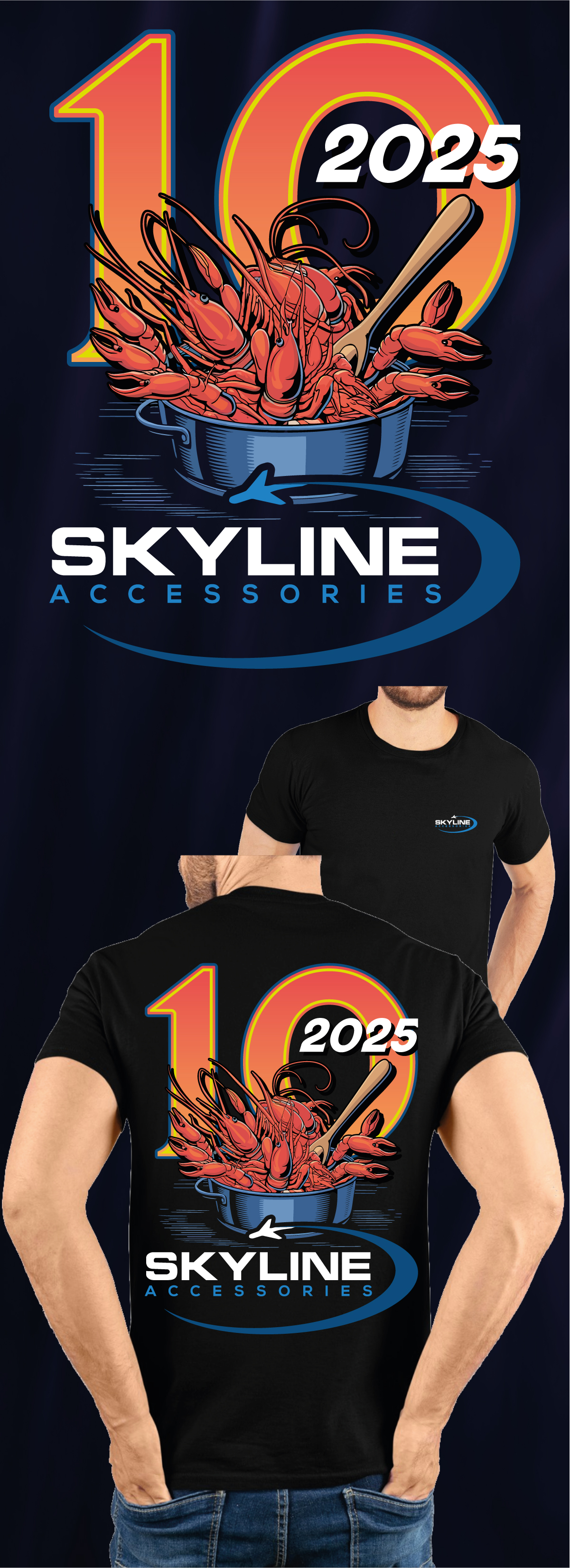 T-shirt Design by mounir.co for Skyline Accessories, LLC. | Design #35133931