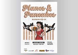 Flyer Design by G Marchiori for Mandan Airport Authority | Design: #35130272
