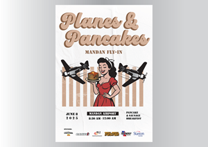 Flyer Design by G Marchiori for Mandan Airport Authority | Design: #35131341
