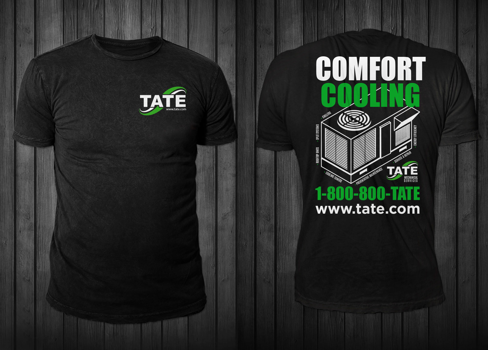 T-shirt Design by Sergio Coelho for Tate Engineering | Design #35126119
