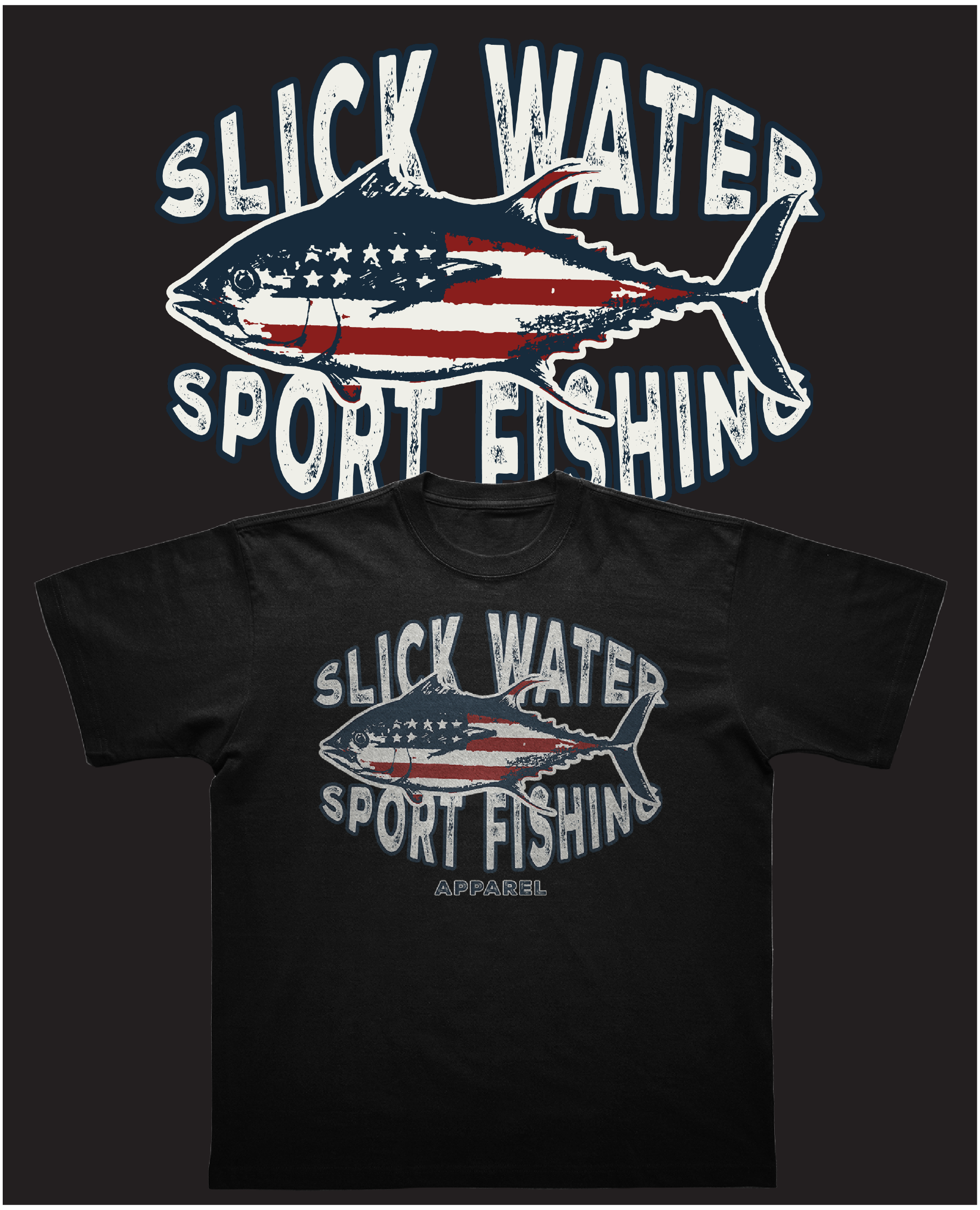 Bekleidung-Design von Rifqi 7 für Slickwater apparel Co. | Design #35141833