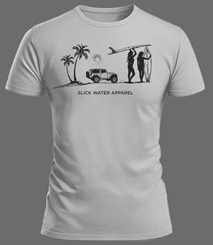 Apparel Design by Johncina for Slickwater apparel Co. | Design: #35132774